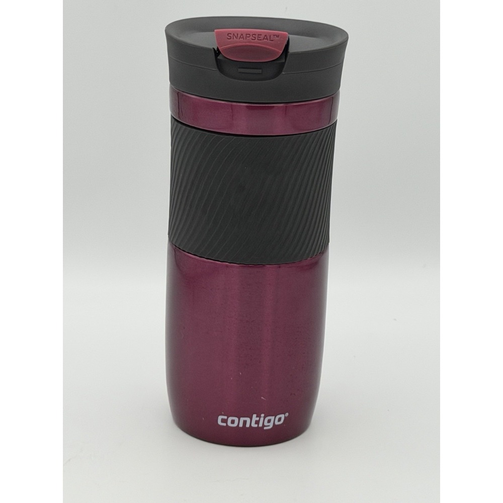 Contigo Ignite 2. Travel Mug 20oz SnapSeal Lid Grip Stainless Steel Purple